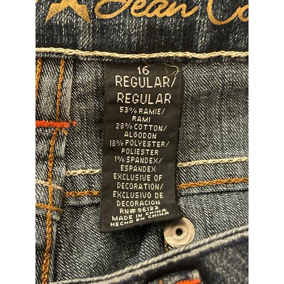 Arizona Jeans with Embroidered Pockets Size 16 - Picture 7 of 7